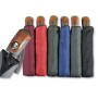 Ombrello automatico all fiber pongee tinta unita