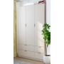 Armadio 3 ante 4 cassetti Cachemir 135x52x200h