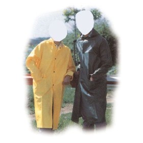 Cappotto impermeabile in pvc giallo
