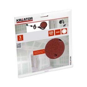 Carta abrasiva con velcro gr.60 225mm (pz.5)